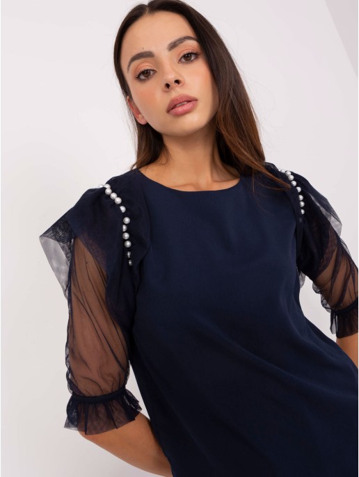 Bluzka-LK-BZ-506682.26P-granatowy Bluzka-LK-BZ-506682.26P-granatowy