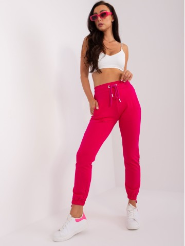 Spodnie dresowe-RV-DR-8547.08-fuksjowy 2
