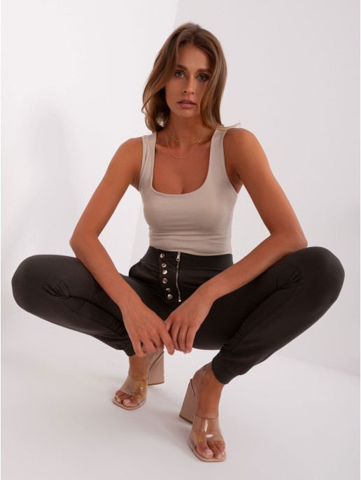 Spodnie dresowe-RV-DR-8195.35-ciemny khaki Spodnie dresowe-RV-DR-8195.35-ciemny khaki