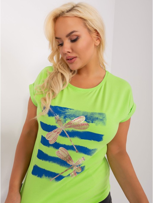 Bluzka-RV-BZ-8969.92P-jasny zielony Bluzka-RV-BZ-8969.92P-jasny zielony