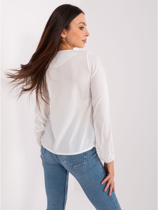 Bluzka-LK-BZ-506673.36-ecru Bluzka-LK-BZ-506673.36-ecru