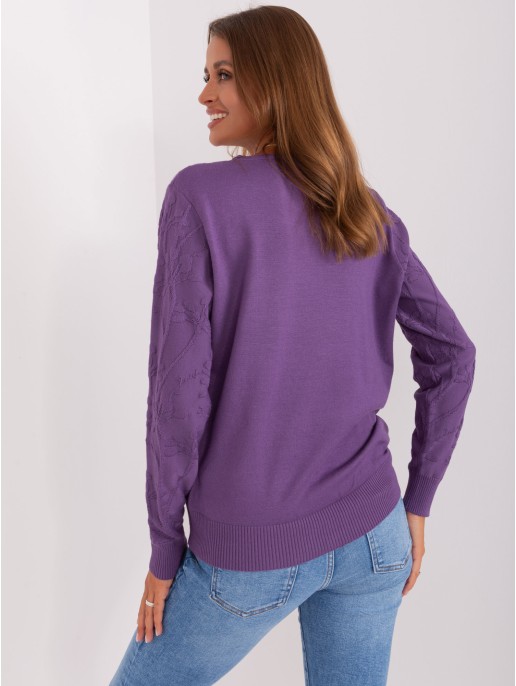 Sweter-AT-SW-2231.99P-fioletowy Sweter-AT-SW-2231.99P-fioletowy