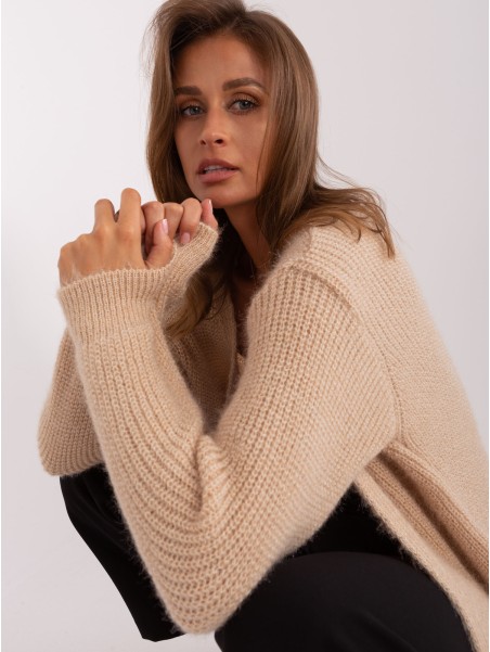 Kardigan-DHJ-SW-1009.09P-beżowy