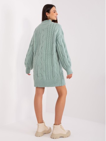 Sweter-AT-SW-2367-1.35P-mietowy 2