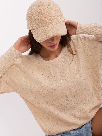 Sweter-AT-SW-2231A.00P-jasny beżowy 2