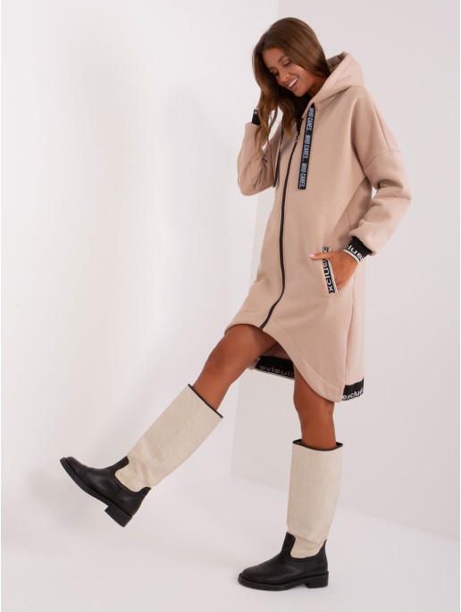 Bluza-RV-BL-6832-2.00P-beżowy Bluza-RV-BL-6832-2.00P-beżowy