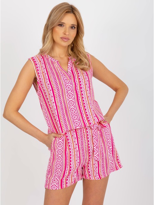 Bluzka-D73771R11115A-różowy Bluzka-D73771R11115A-różowy
