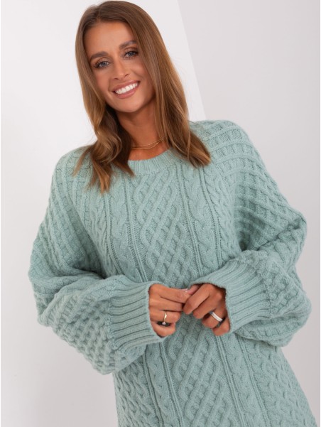 Sweter-AT-SW-2367-2.64P-mietowy
