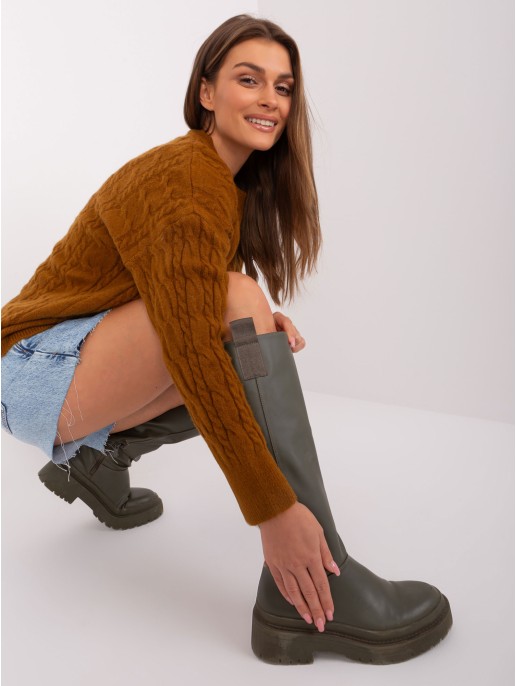 Megztinis-AT-SW-2335-1.68P-šviesiai rudas