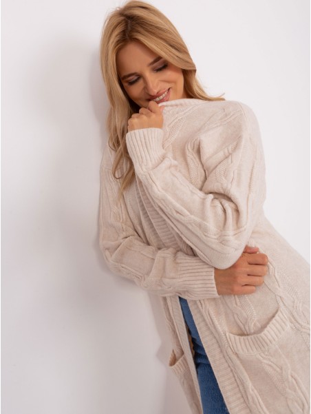 Kardiganas-AT-SW-2395.30-šviesiai smėlio spalvos