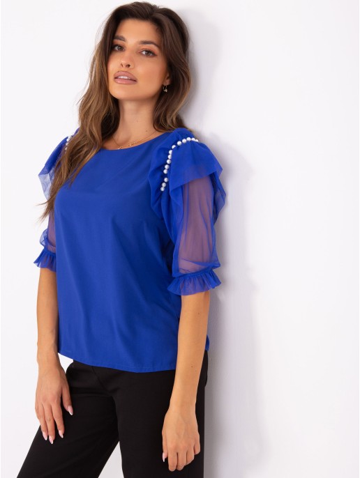 Bluzka-LK-BZ-506682.26P-kobaltowy Bluzka-LK-BZ-506682.26P-kobaltowy