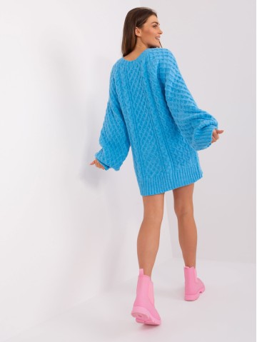 Sweter-AT-SW-2367-2.64P-niebieski 2