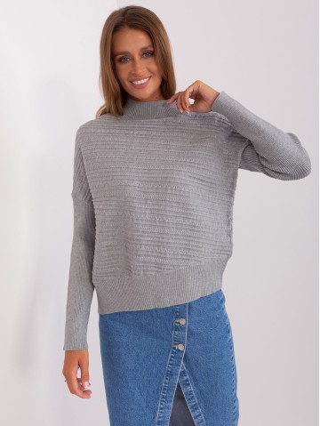 Sweter-AT-SW-2368.36X-szary 2