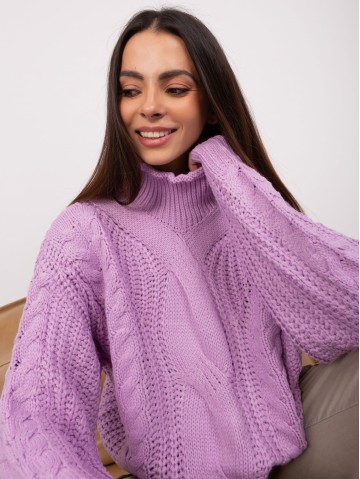 Sweter-AT-SW-2350.91P-jasny fioletowy 2