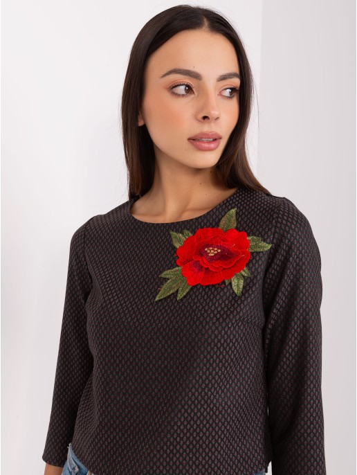 Palaidinė-LK-BZ-506494.50P-juoda Palaidinė-LK-BZ-506494.50P-juoda
