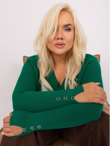 Sweter-PM-SW-PM-3770.30-ciemny zielony 2