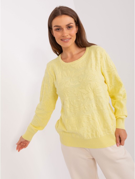Sweter-AT-SW-2231A.00P-jasny żółty
