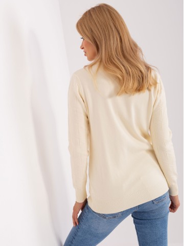 Sweter-AT-SW-232901.25X-jasny beżowy 2