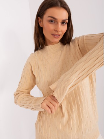 Sweter-AT-SW-2326.37X-beżowy 2