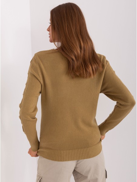 Sweter-AT-SW-2329.98P-oliwkowy