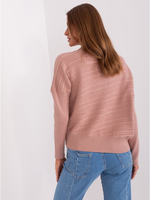 Megztinis-AT-SW-2368.36X-tamsiai rožinis