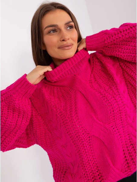 Sweter-AT-SW-2350.91P-fuksjowy
