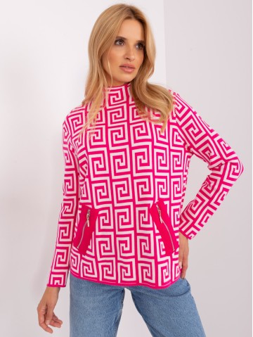 Sweter-AT-SW-2341.00P-fuksjowy