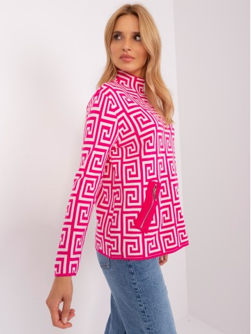 Sweter-AT-SW-2341.00P-fuksjowy 2