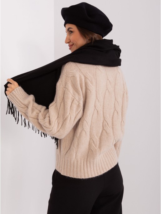 Szalik-AT-SZ-23185.90P-czarny Szalik-AT-SZ-23185.90P-czarny