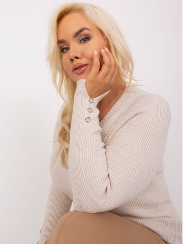 Sweter-PM-SW-PM-3770.30-jasny beżowy 2