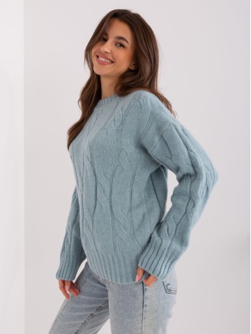 Sweter-AT-SW-0146.10P-mietowy