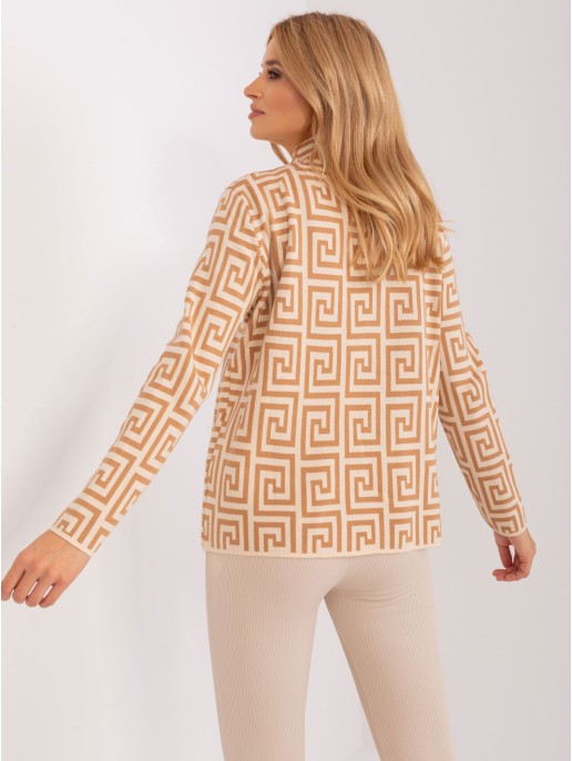 Sweter-AT-SW-2341.00P-camelowy