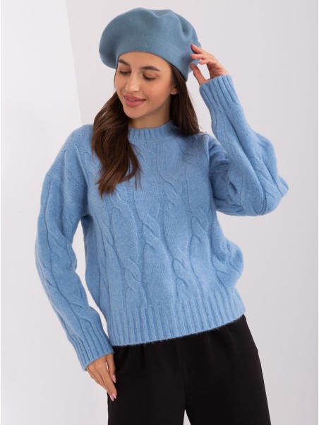 Czapka-AT-CZ-231305.85P-szaro-niebieski