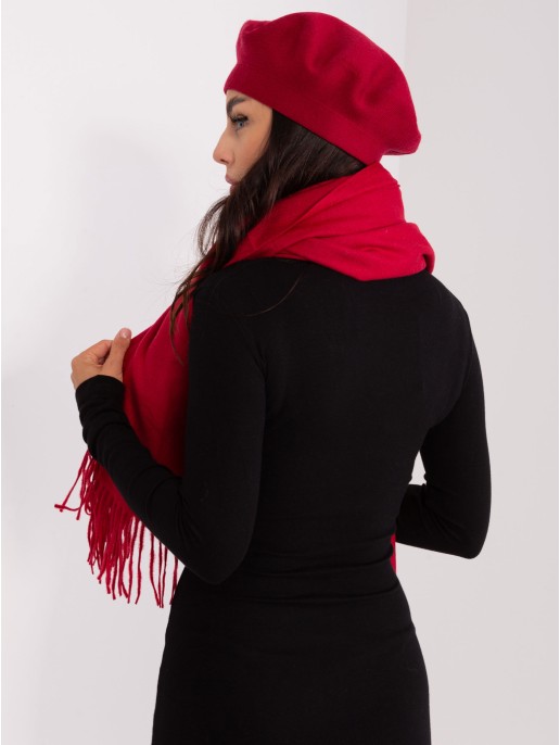 Szalik-AT-SZ-23185.90P-bordowy Szalik-AT-SZ-23185.90P-bordowy