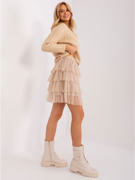 Spódnica-TW-SD-BI-0517.84-camelowy Spódnica-TW-SD-BI-0517.84-camelowy