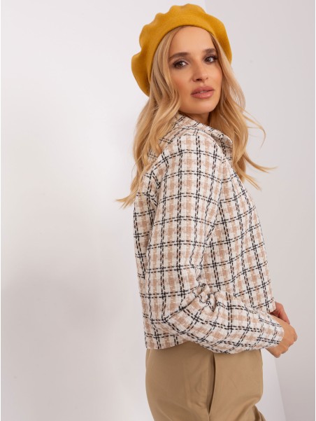 Czapka-AT-CZ-231305.85P-ciemny żółty