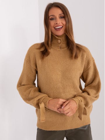 Sweter-BA-SW-0305.24P-camelowy 2
