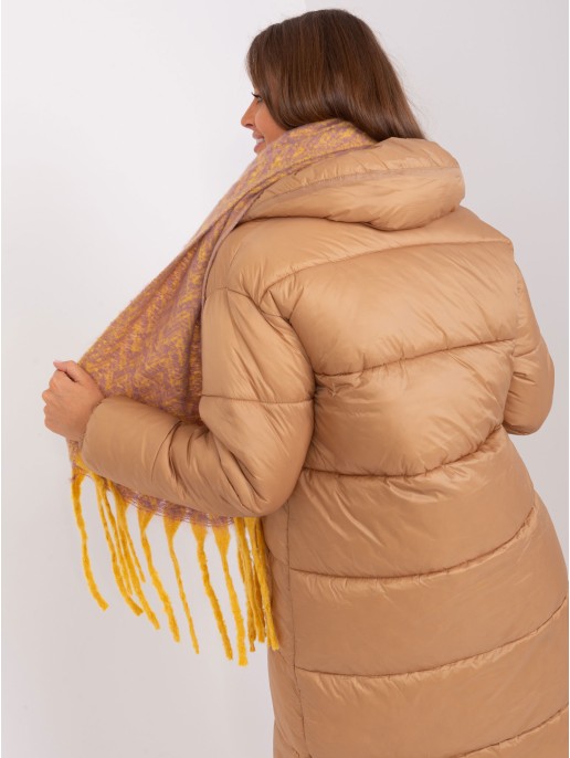 Szalik-AT-SZ-23125.75-ciemny żółty Szalik-AT-SZ-23125.75-ciemny żółty