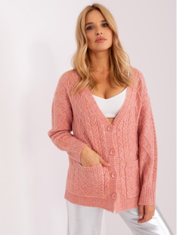 Sweter-AT-SW-2358.31-jasny różowy 2
