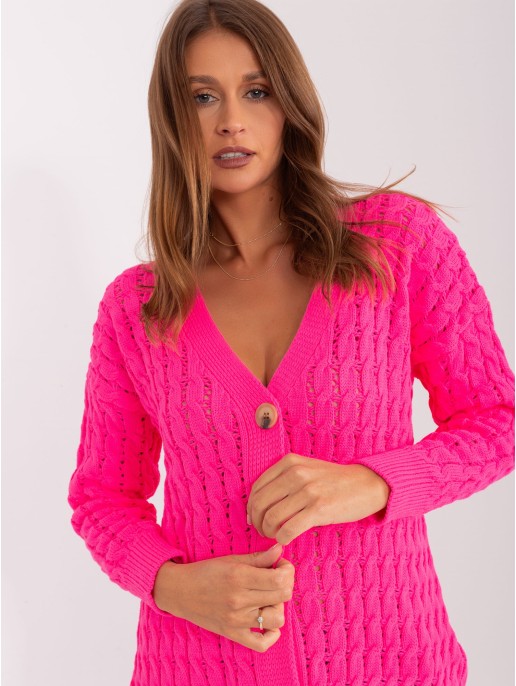Sweter-BA-SW-8036-1.80P-fluo różowy Sweter-BA-SW-8036-1.80P-fluo różowy