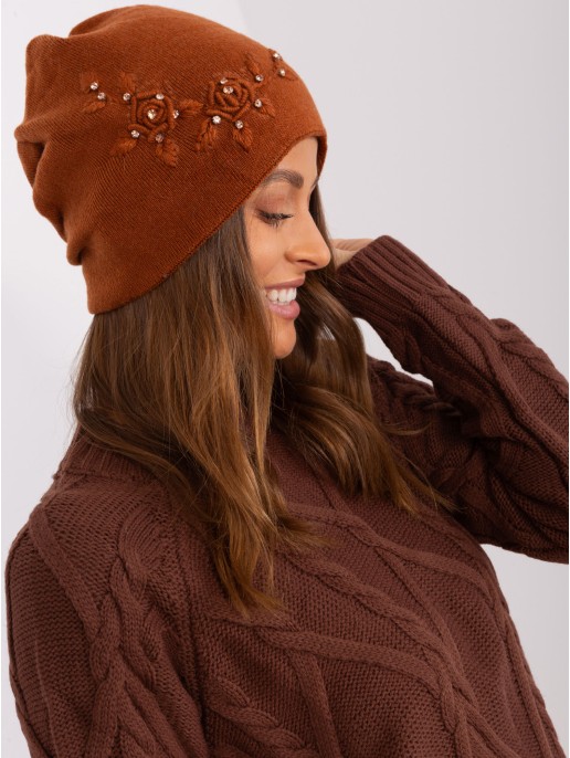 Czapka-AT-CZ-2329.76-jasny brązowy Czapka-AT-CZ-2329.76-jasny brązowy