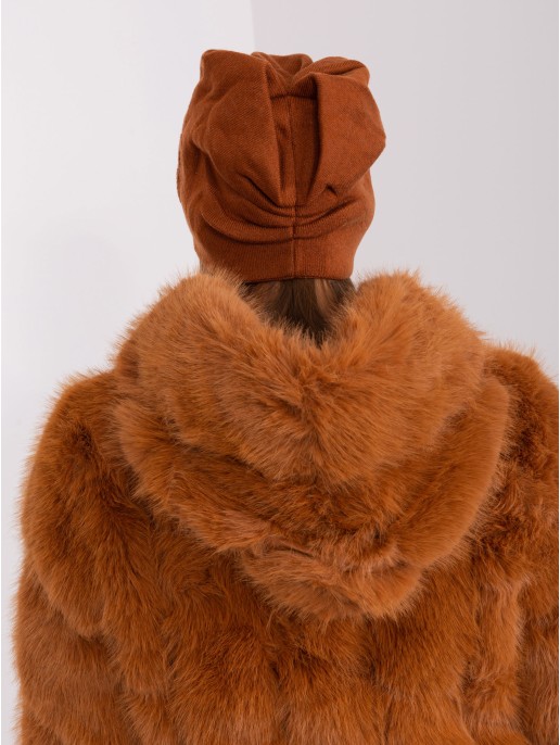 Czapka-AT-CZ-23250.61P-jasny brązowy