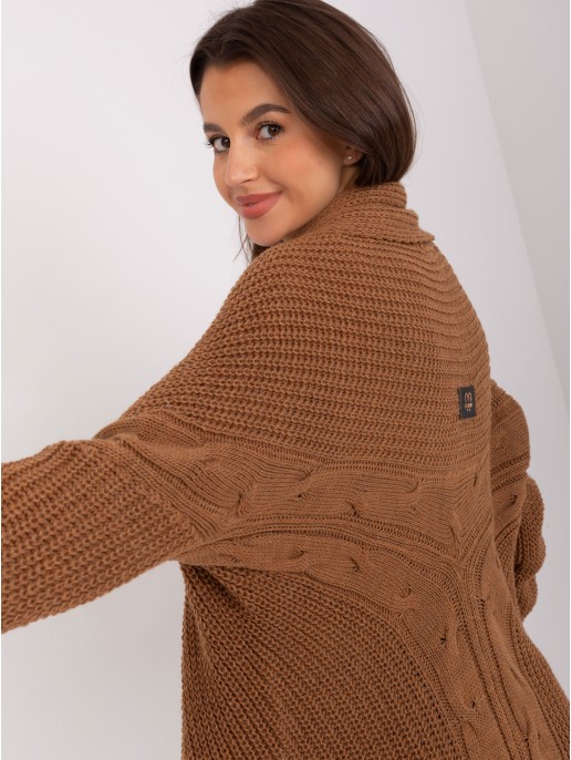 Kardigan-TW-SW-BI-305.99P-brązowy