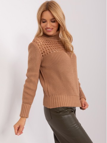 Sweter-TO-SW-1909.11X-camelowy 2