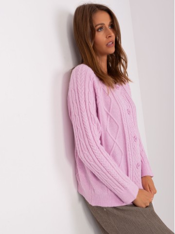 Sweter-AT-SW-2346-2.99P-jasny fioletowy 2