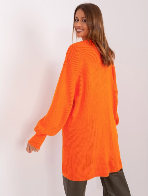 Sweter-BA-SW-0267-1.49P-pomarańczowy Sweter-BA-SW-0267-1.49P-pomarańczowy