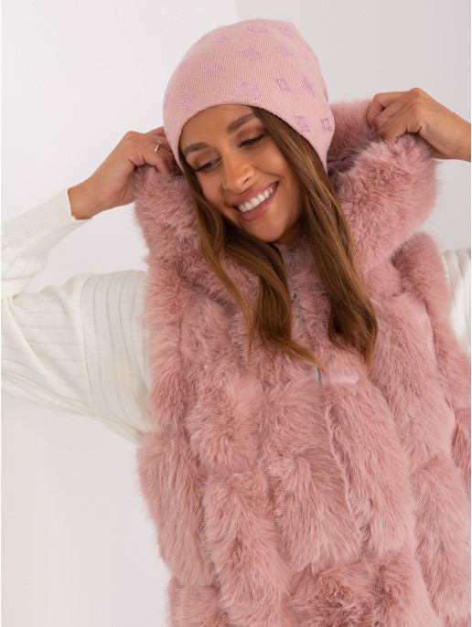 Czapka-AT-CZ-2325.85-różowy Czapka-AT-CZ-2325.85-różowy