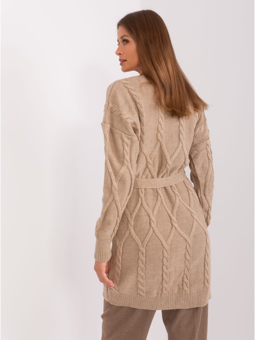 Kardigan-BA-SW-8009-1.39P-ciemny bezowy Kardigan-BA-SW-8009-1.39P-ciemny bezowy