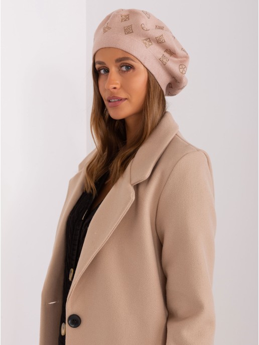 Czapka-AT-CZ-2318.30-beżowy Czapka-AT-CZ-2318.30-beżowy