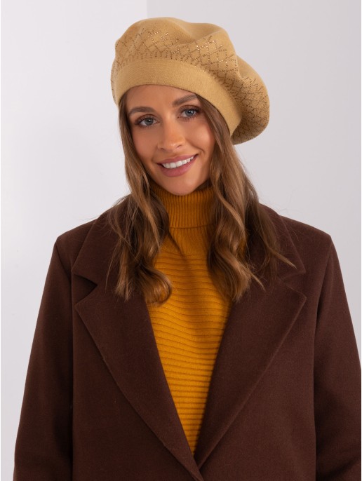 Czapka-AT-CZ-231605.04P-camelowy Czapka-AT-CZ-231605.04P-camelowy